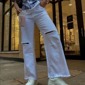 Princess Polly White Denim jeans